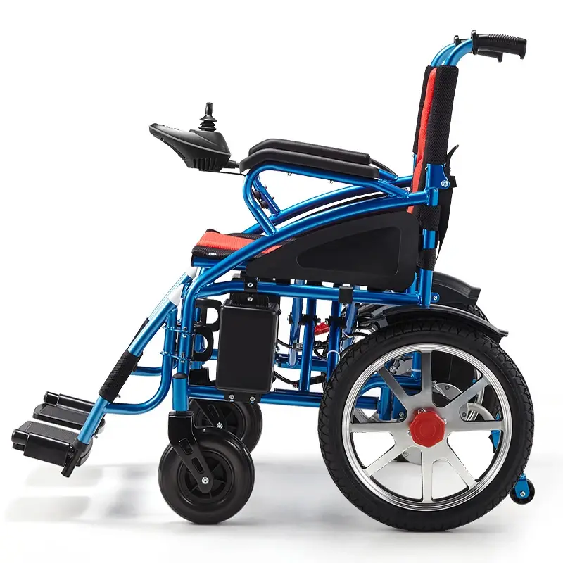Folding Electric wheelchair For Home User outside