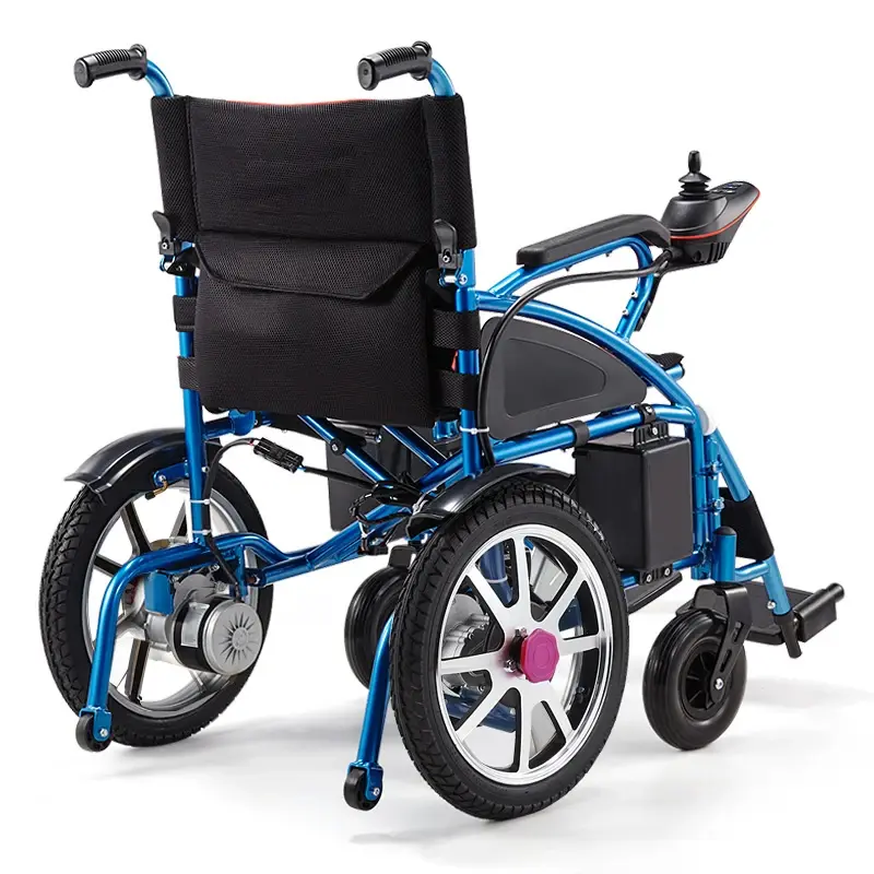Folding Electric wheelchair For Home User outside