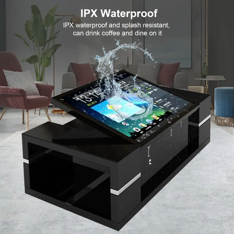 43 Inch Restaurant Interactive Multi Touch Screen Smart Table