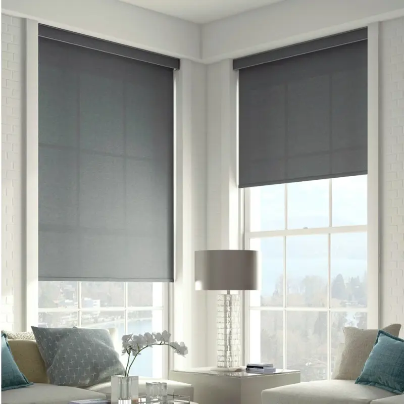 lindoor roller blinds electric smart control roller shades for office