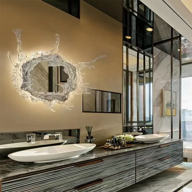 VEKO Home Wall Decor Bathroom Mirror