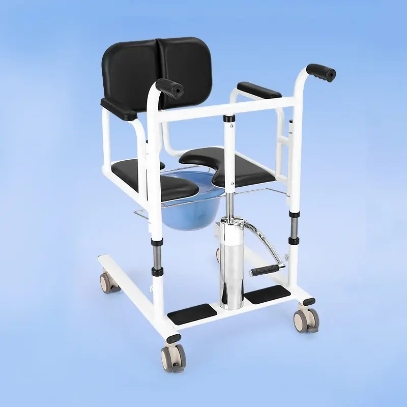 Hydraulic Patient Transfer Lift with Toilet Basin