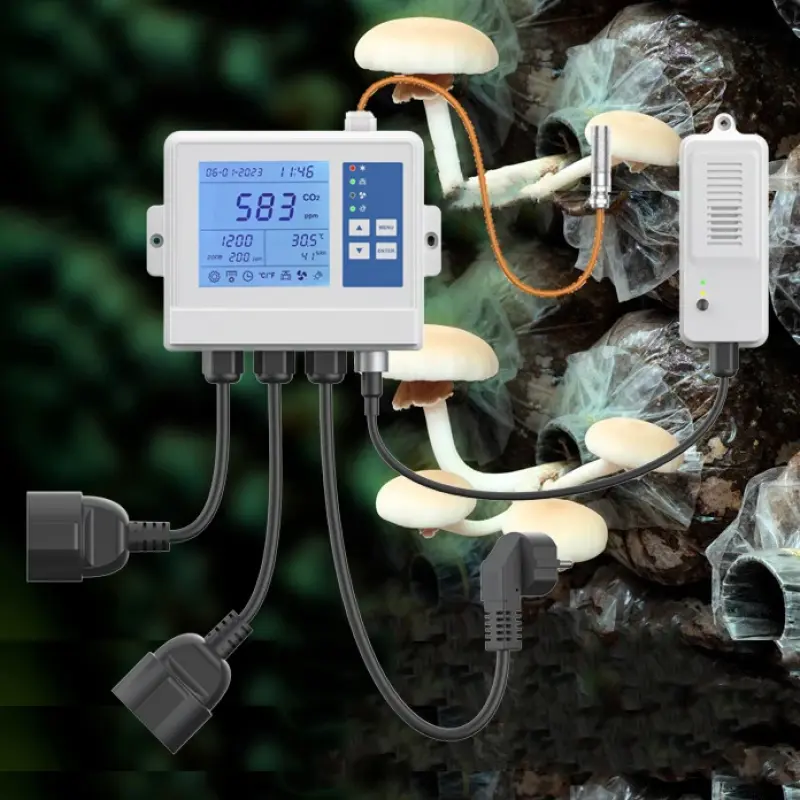 Hydroponic Farm  Control Multi-Functional CO2 Controller In Greenhouse