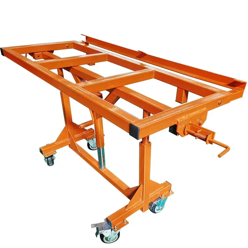 HSE-24 Dolly table Transport Worktable For Stone Countertop Installation
