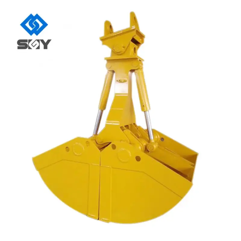 Excavator Attachments Wooden Grapple Hydraulic Rotating Grapple