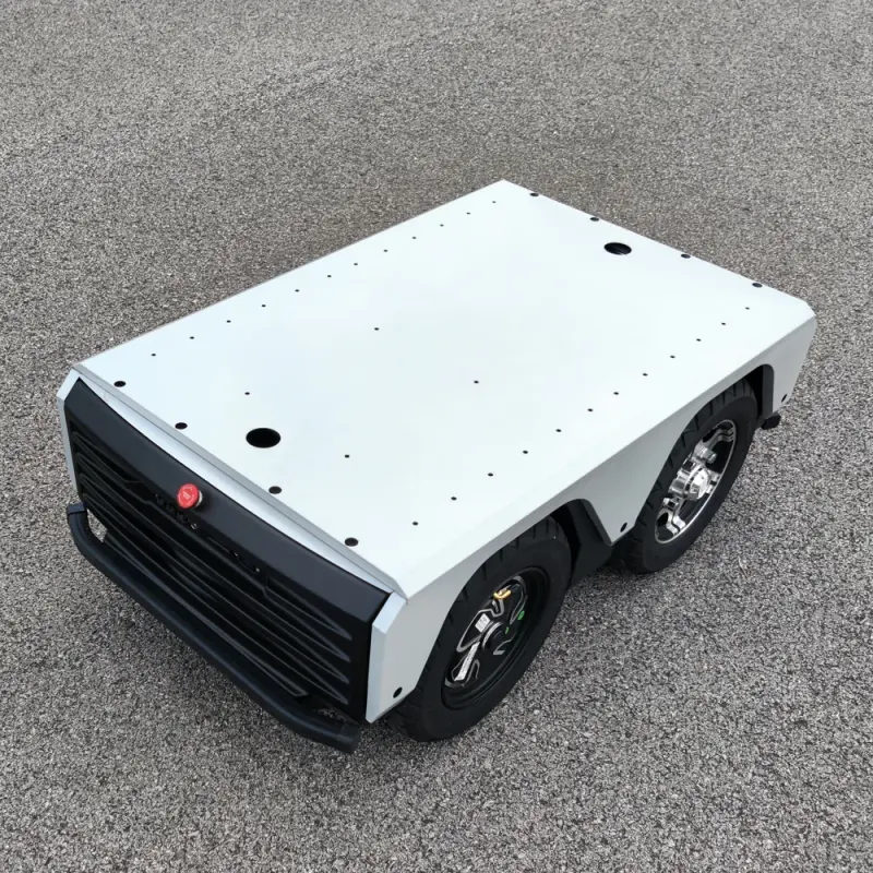 Adjustable Max High Speed 30km per H Wheeled Robot Chassis For Logistics Delivery Vehicle Autonomous Navigation Transport Vehicle