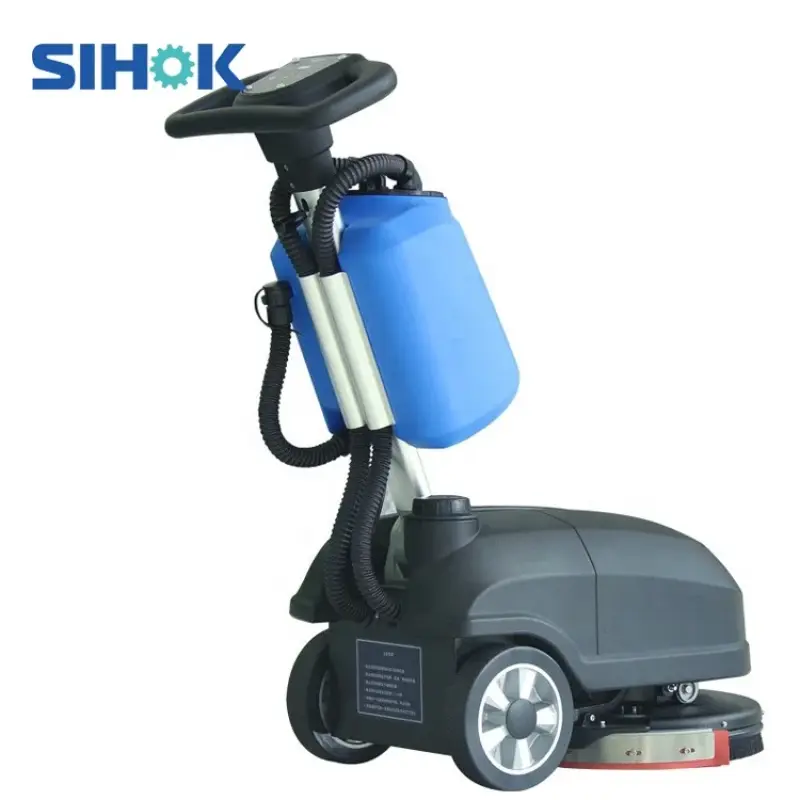 Commercial Cleaning Equipment With  A Scrubber