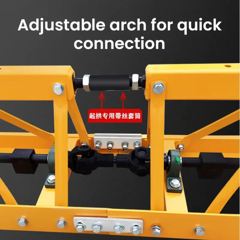 Engineering machinery 4 to 18 m road construction equipment of engine vibration concrete truss leveling machine