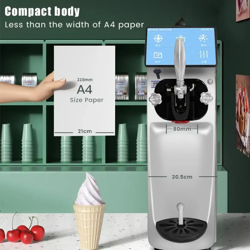 Automatic Ice Cream Making | Creme Soft Auto Ice Cream Machine | Heavy Ice Cream Machine for Home