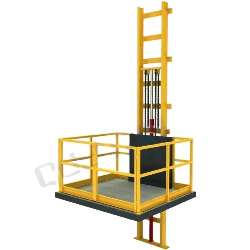 Heavy Loading Capacity Goods Lift Platform Wall Mounted Table Cargo Lift Elevator - Model QTSJD0.5-3.5