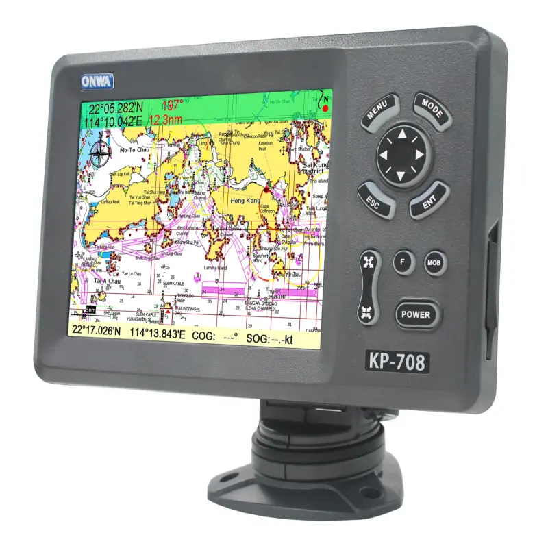 Portable Marine GPS With AIS Device Satellite Transponder Receiver Chart Plotter 7 Inch WIFI KP-708 Beacon Electronics