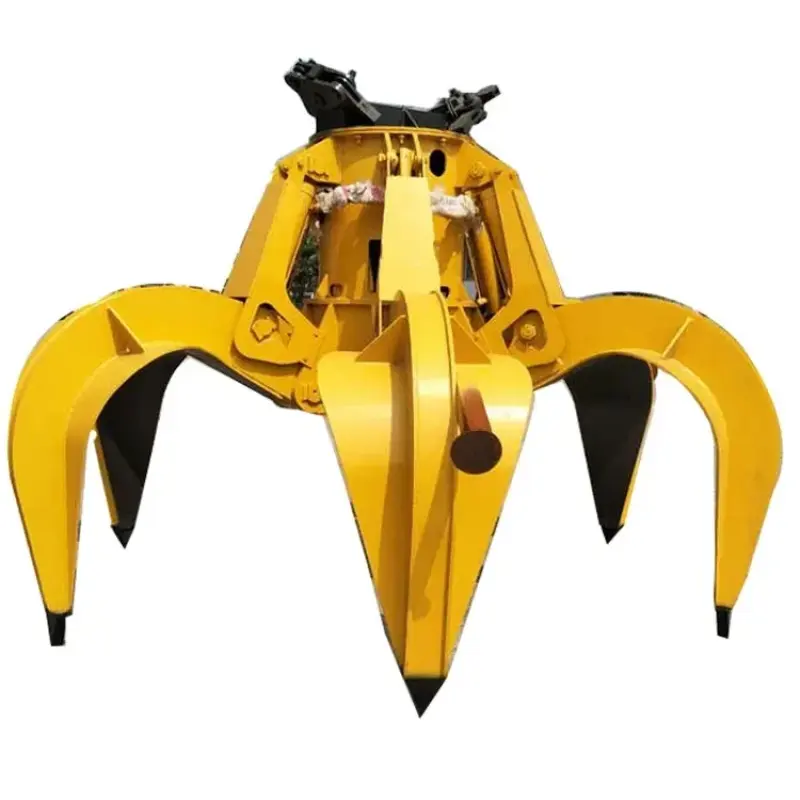 Hydraulic Rotating Grapple Excavator For Wooden And Stone Grapples