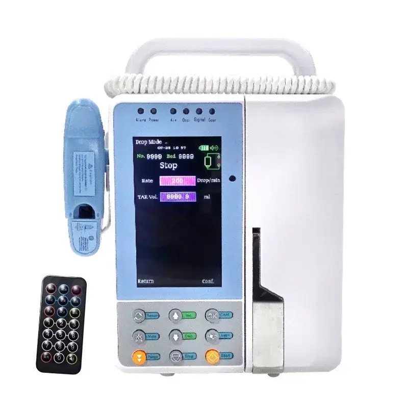 Medical Equipment OIP-900 Portable IV Infusion Pump Hospital with 4.3 Inch LCD Screen Automatic Intravenous Infusion Pump