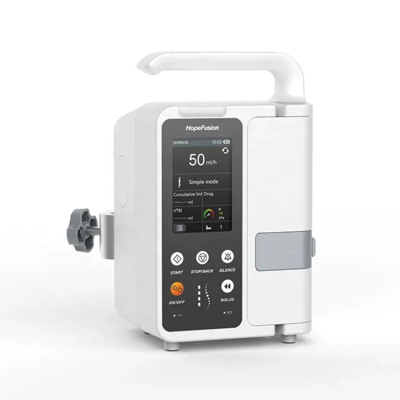 Electronic Infusion Syringe Pump With Lcd Display