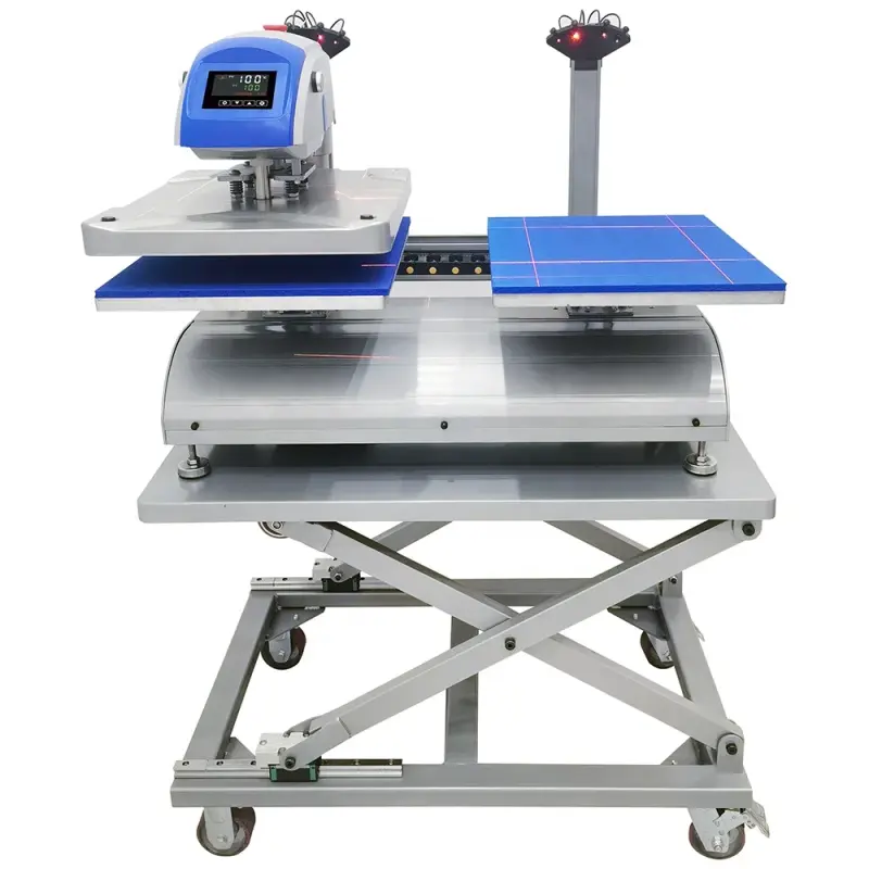 Double Station Automatic Electric Sublimation T shirt Heat Press Machine