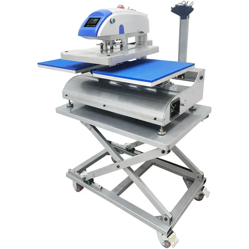 Double Station Automatic Electric Sublimation T shirt Heat Press Machine