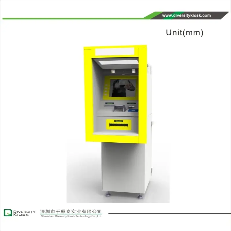 Bank ATM Cash Withdrawal And Deposit Self Service Terminal Anti Hacker Invade