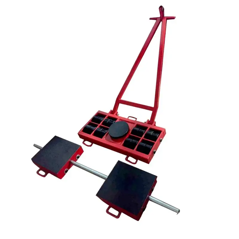 Reliable And Durable Heavy Duty Cargo Trolley X + Y Combination Type Moving Small Tank