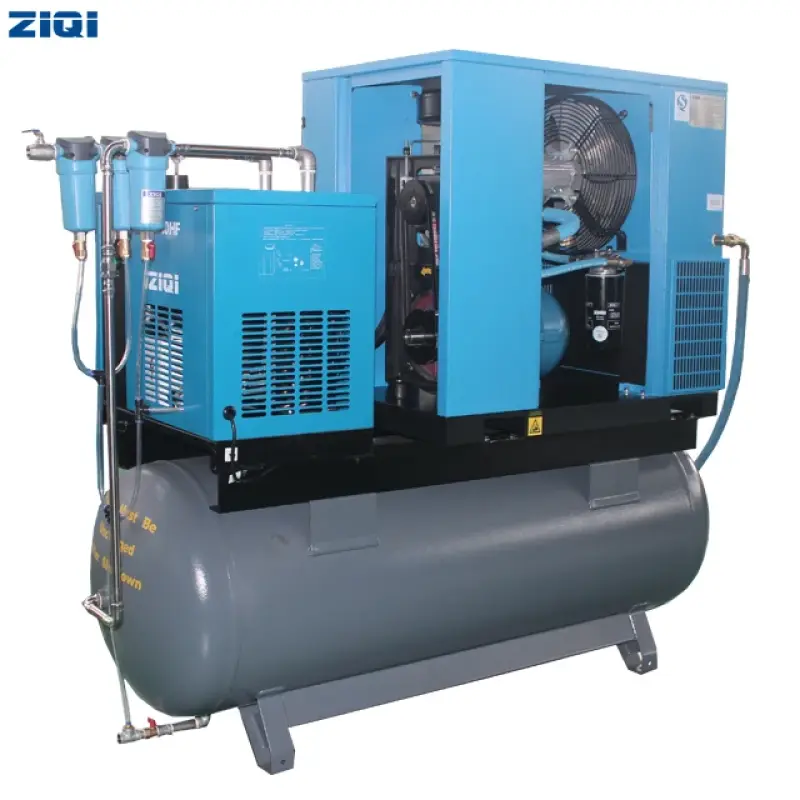 500L Tank Mounted Air Screw Compressor With Competitive Price