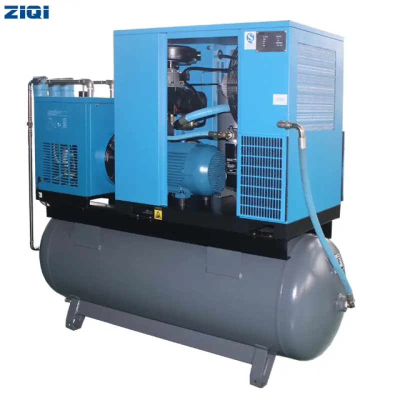 500L Tank Mounted Air Screw Compressor With Competitive Price
