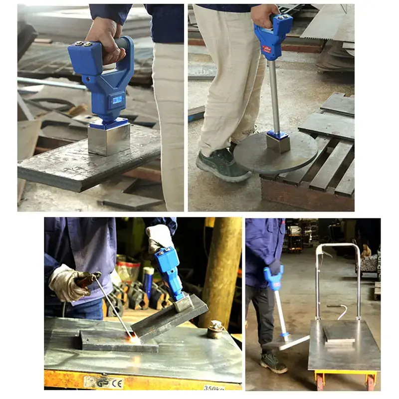 Electro-Permanent Magnetic Pick-Up Device Portable Lifting Magnet Tool for Steel Plate