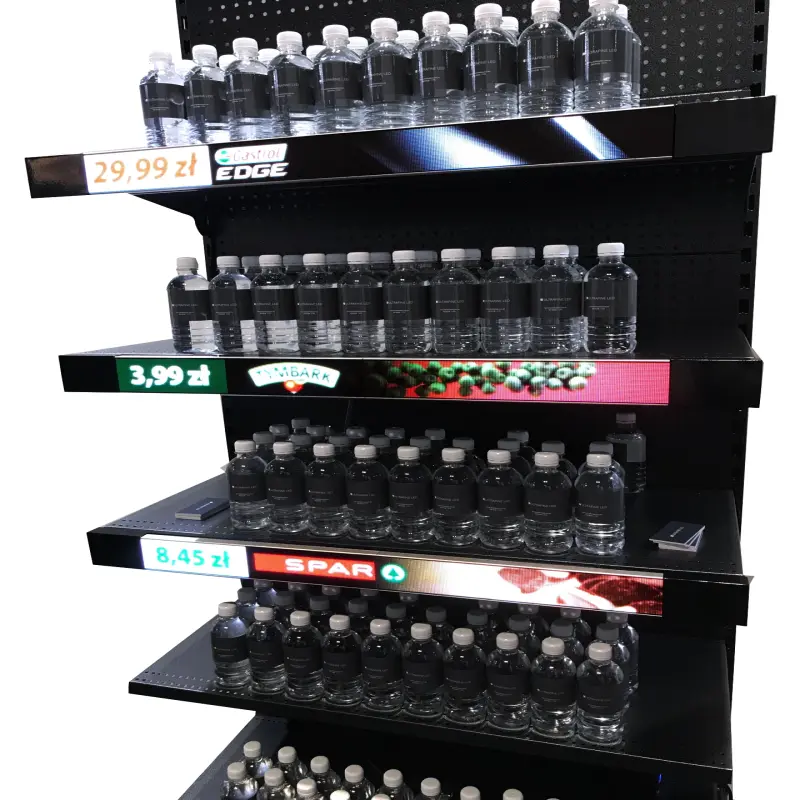 Smart Shelf LED Display Screen Stretch Bar Screen For Retail