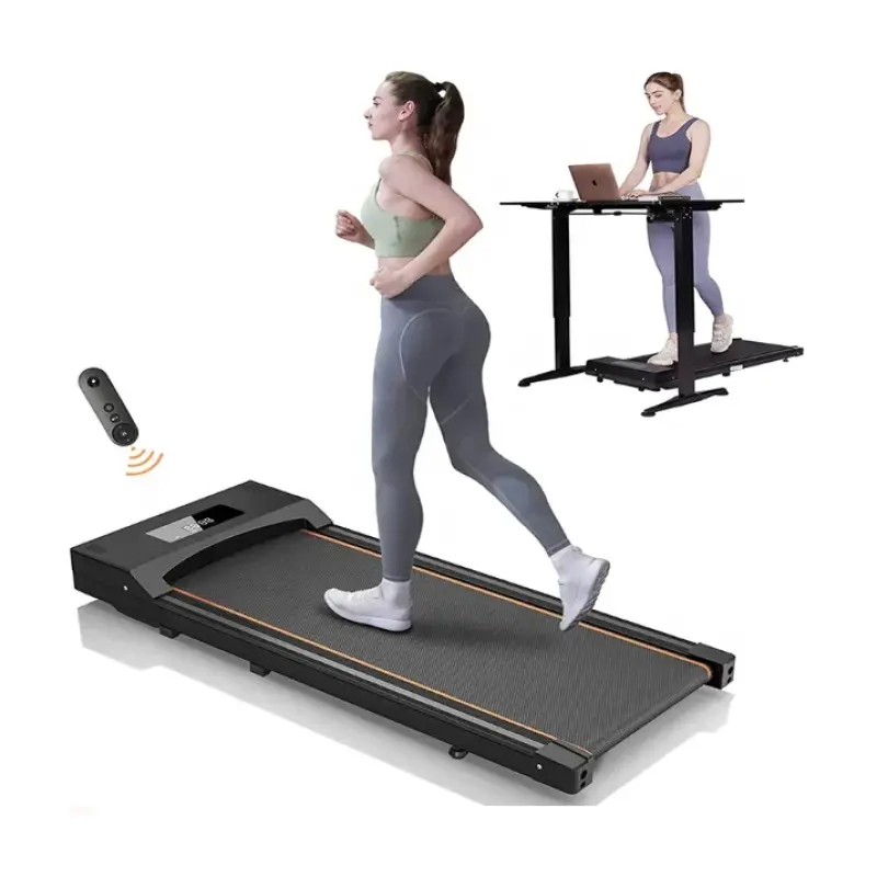 Walking Pad Treadmill with rubber shock absorber and silicone base