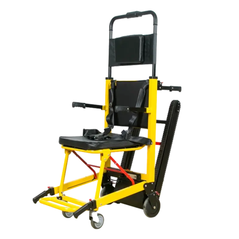 Aluminum alloy climber tracked stair climbing wheelchair electric powered