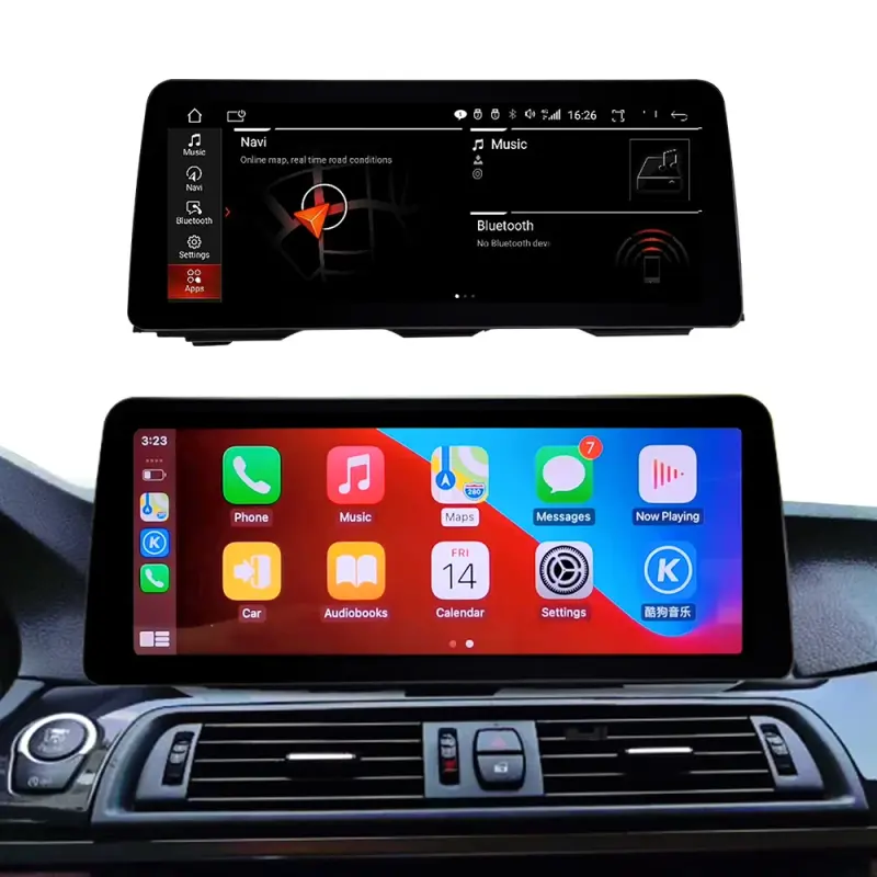 12.3inch  Android 11 car GPS Navigation Multimedia Radio dvd  Player for BMW 5 Series F10 F11  CIC NBT  Carplay WIFI 4G