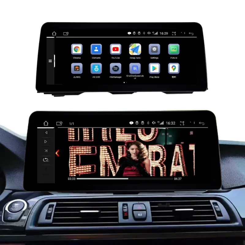 12.3inch  Android 11 car GPS Navigation Multimedia Radio dvd  Player for BMW 5 Series F10 F11  CIC NBT  Carplay WIFI 4G