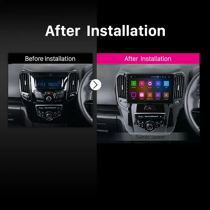 Haval H1 Great Wall M4 RHD Car Radio with RDS DSP Carplay Support Touchscreen GPS Navigation AHD Camera