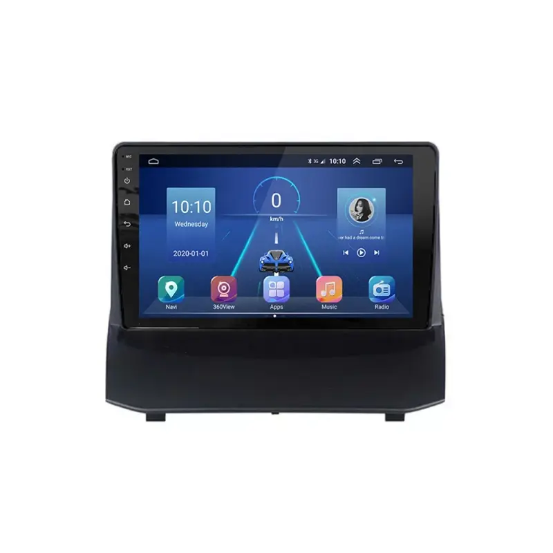 Android Car Video 4G Car Radio With Sim Card Carplay GPS 4+64G Multimedia Audio Stereo Player For Ford Fiesta