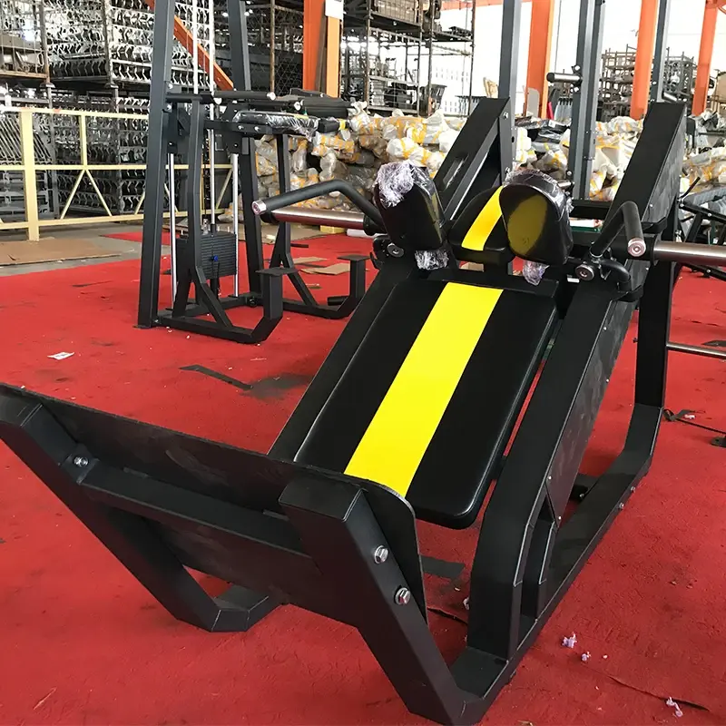 Gym Fitness Strength Training Plate Loaded Hack Squat Leg Press Hack Slide Machine