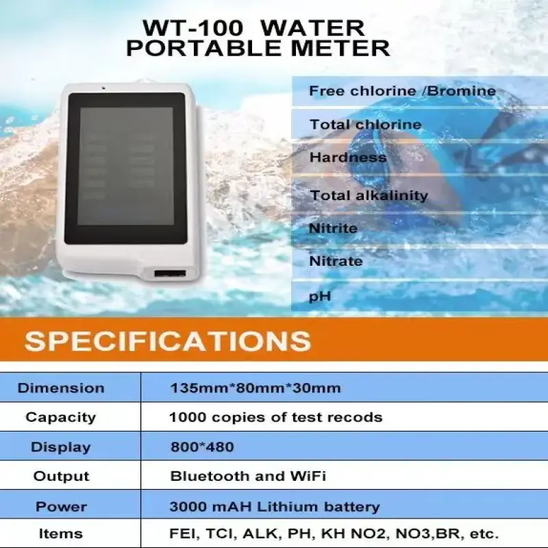 Portable water testing device water quality test machine water analyzer