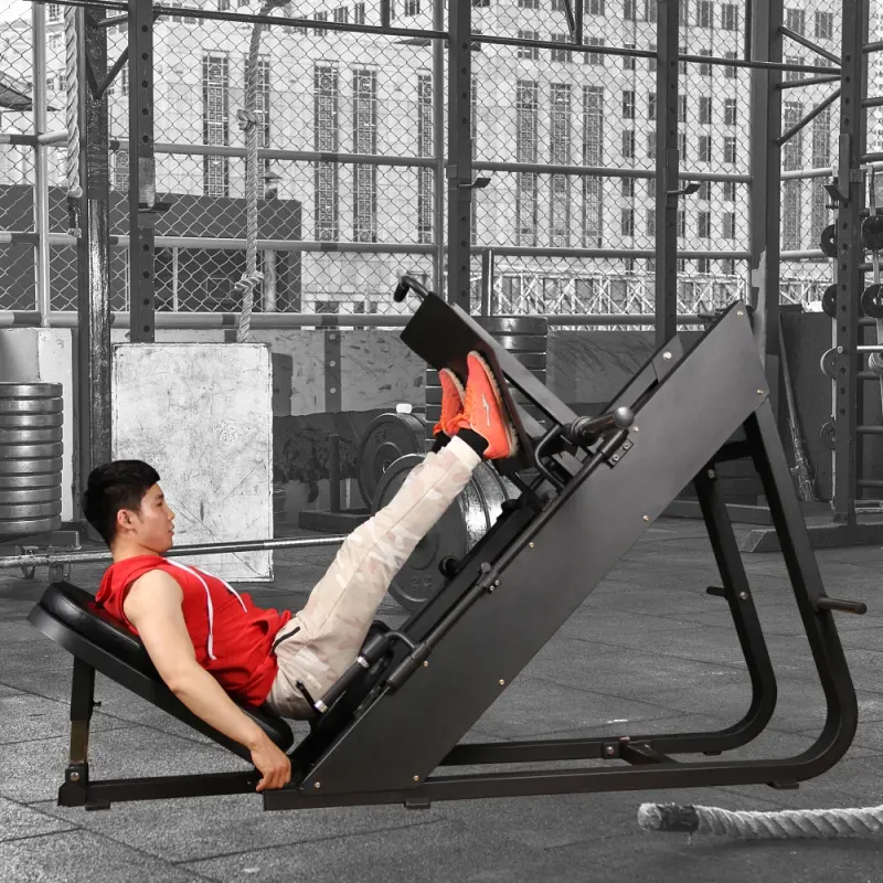 Gym Equipment Bodybuilding Fitness 45 Degree Leg Press Squat Machine