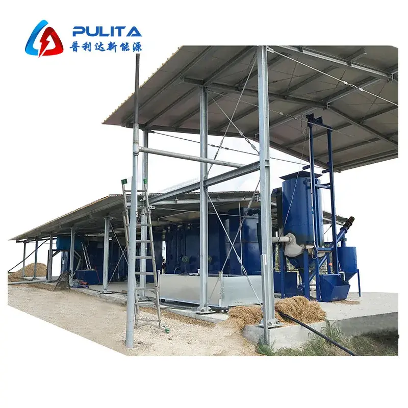 Renewable Energy 600m3 Industrial Coal Gasifier Biomass Gasification Plant For Power Generation