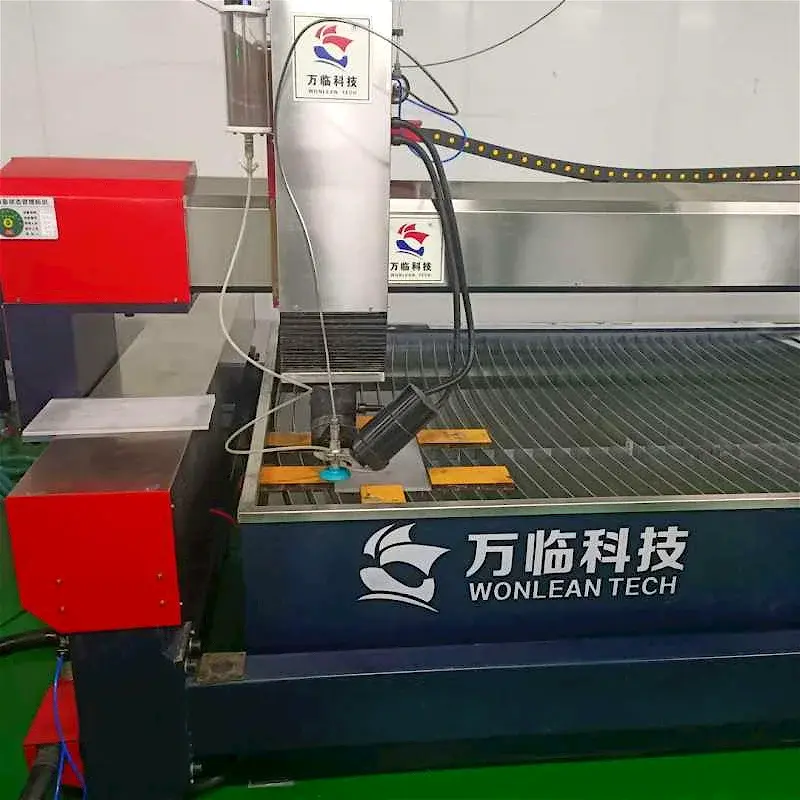 multifunction water jet cutter for metal stone glassrubber foam cnc 3d 5 axis waterjet cutting machine