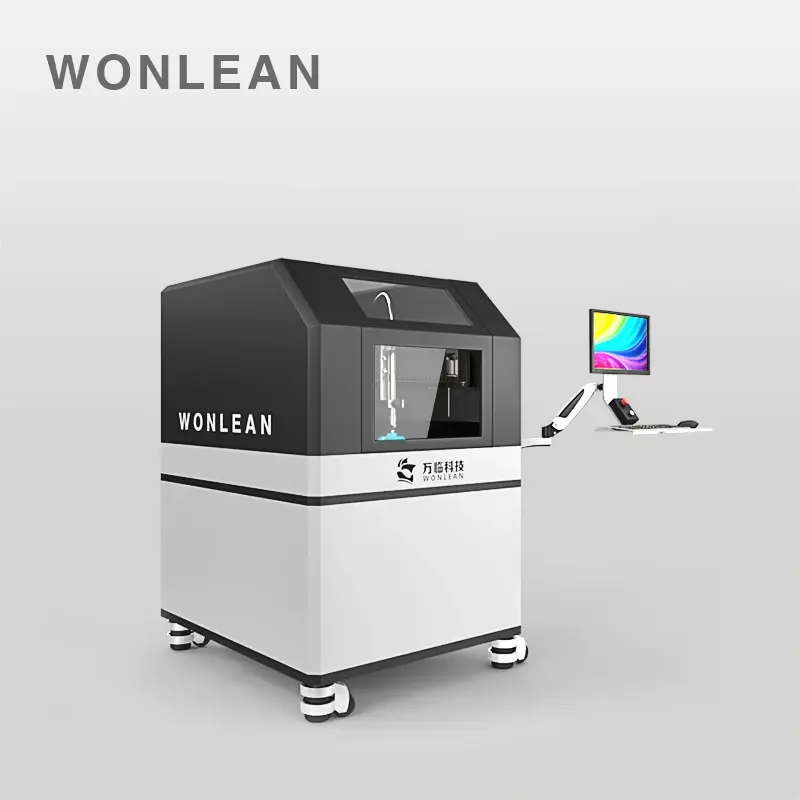 WONLEAN automatic pastry waterjet cutting machine mini waterjet cutter for cake