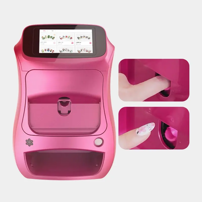 digital photo nail printer with computer