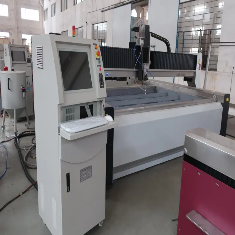ACCURL 5 Axis 3D Waterjet machine 1530 CNC Water jet Cutting machine for marble granite glass cutting water jet cutter