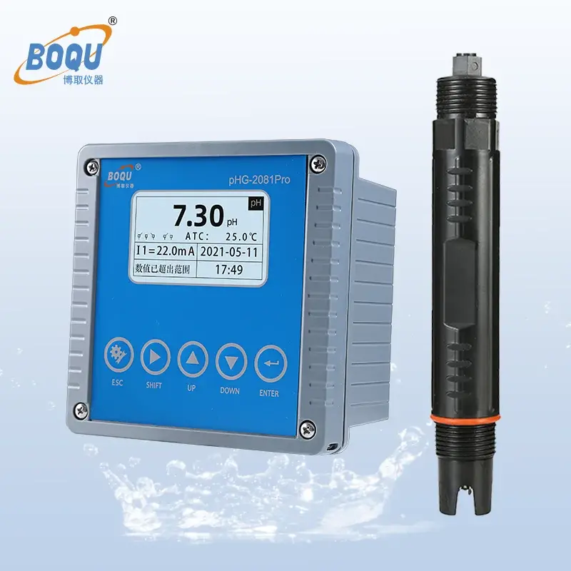 Smart pH Analyzers and Sensors for drinking water river water online analysis