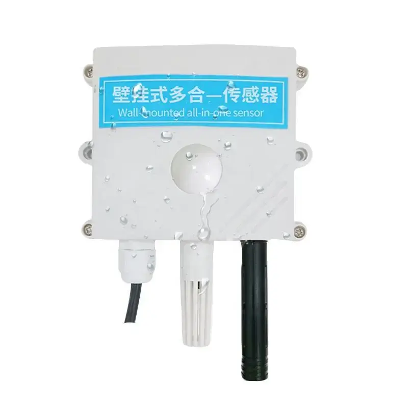 Indoor Greenhouse 0-2.5V 0-5V RS485 Smart Farming Wall mount Air Temperature Humidity CO2 Illuminance sensor