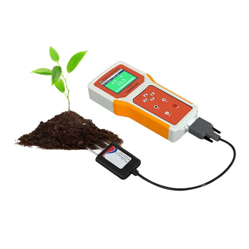 Soil Tester with PH NPK Moisture Temperature Function Soil Analyzer with LCD display Sensor Tester Kit