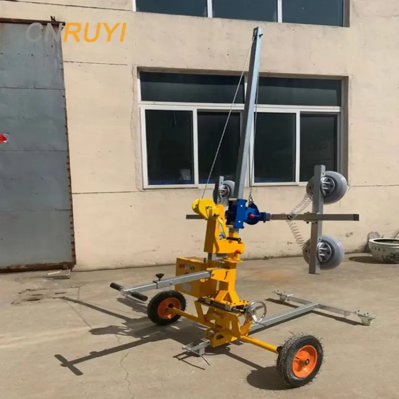 Moveable Vacuum Lifter For Glass Glazing, Material Handling