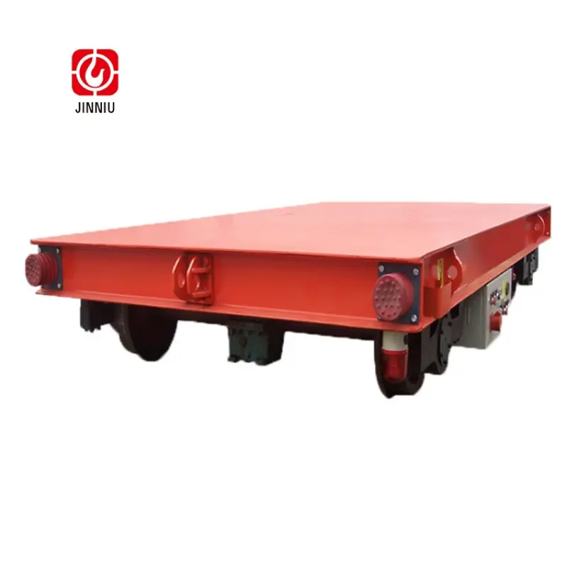 Customizable Size Industrial Battery Powered Material Handling Trackless Electric Steel Coil Transfer Cart