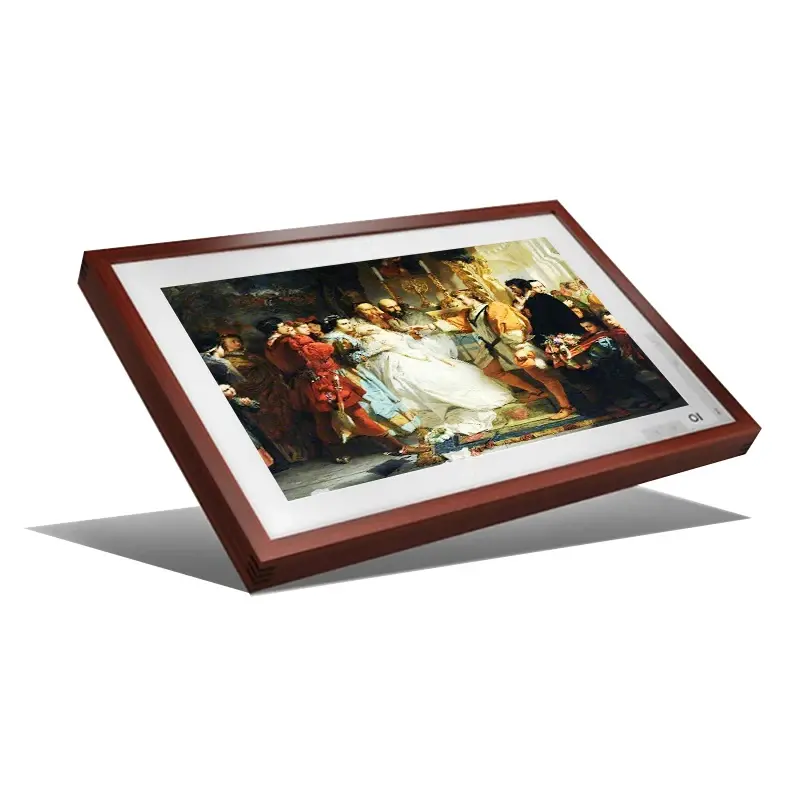 High quality 21.5 32 43" wifi wallet crypto art 2K 4K thin lcd screen digital painting photo wireless picture frame