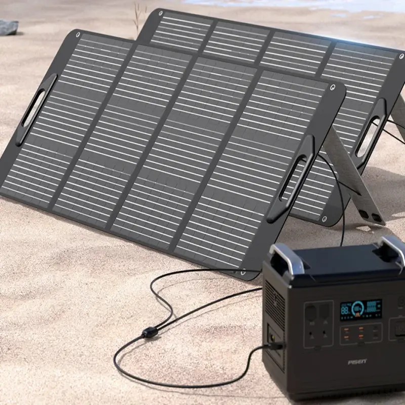 Complete Kit Panel Solar 100w Off Grid Risen Folding Solar Panel 350w Foldable Solar Panel For Portable Solar Generator