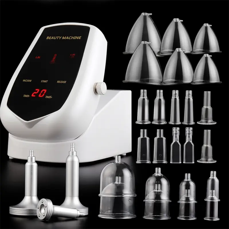Portable Vacuum Butt Lifting Machine Cupping Therapy Machine Breast Enlargement Buttocks With 27 Suction Cups