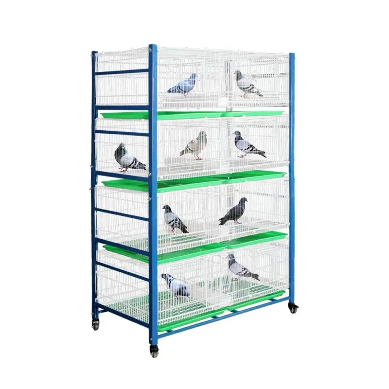 Bird Accessories Cheap Layer Multilayer Bird Cages Fotable Stainless Steel Pigeon Breeding Cages