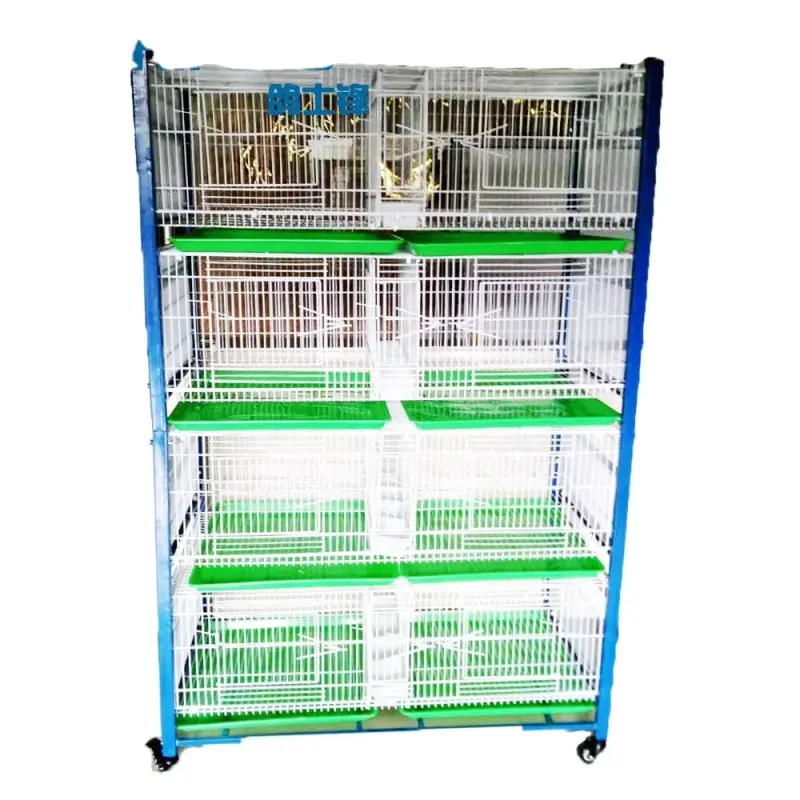 Bird Accessories Cheap Layer Multilayer Bird Cages Fotable Stainless Steel Pigeon Breeding Cages